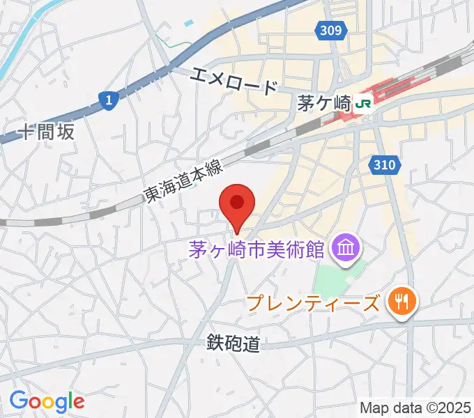 茅ヶ崎MARRYの地図
