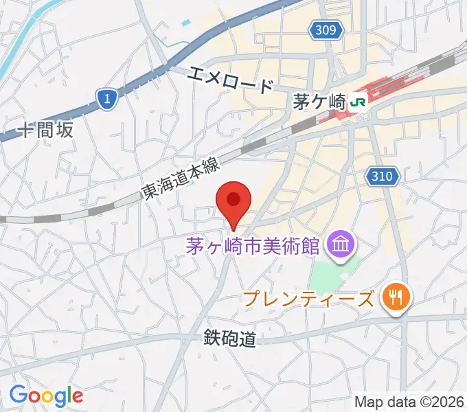 茅ヶ崎MARRYの地図
