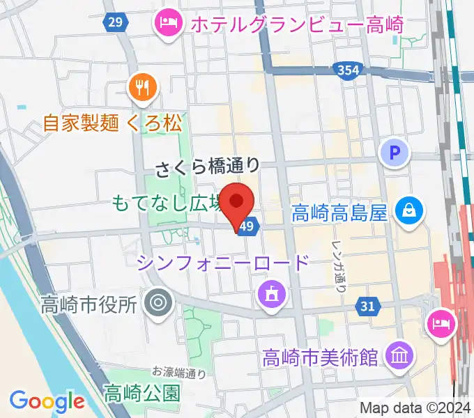 スタジオフリーズの地図