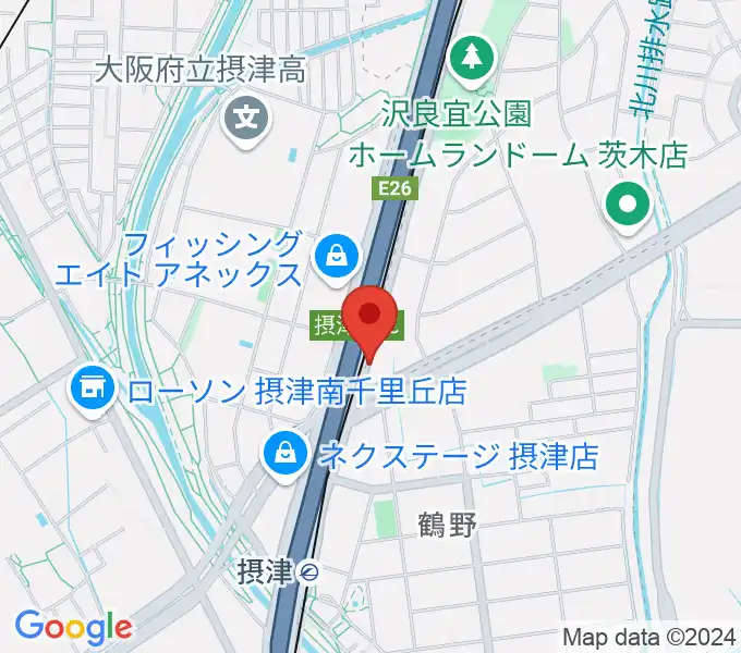 茨木ジャックライオンの地図