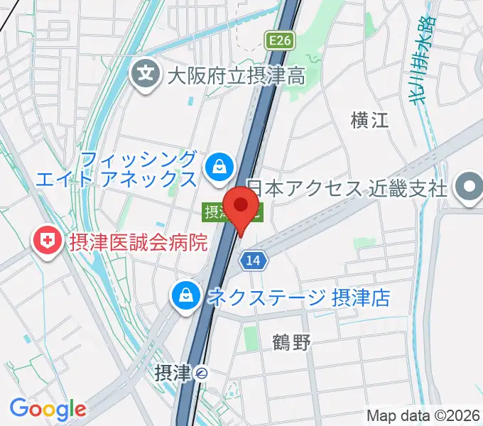 茨木ジャックライオンの地図