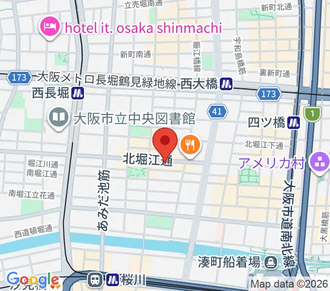 Corner Stone Barの地図