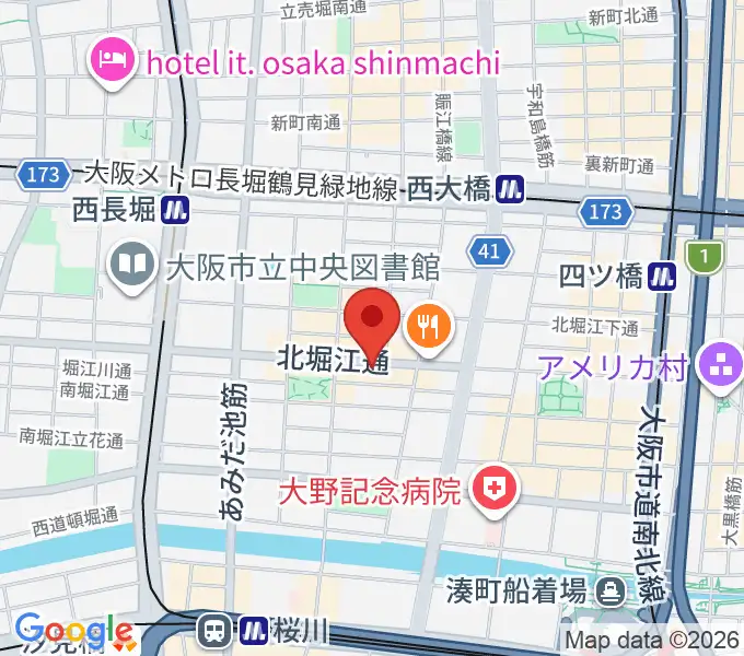 Corner Stone Barの地図