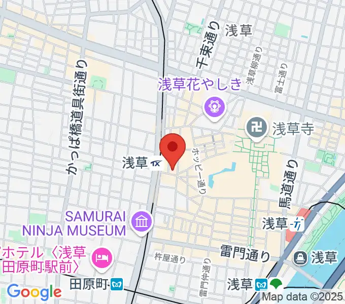 浅草六区アミューズカフェシアターの地図