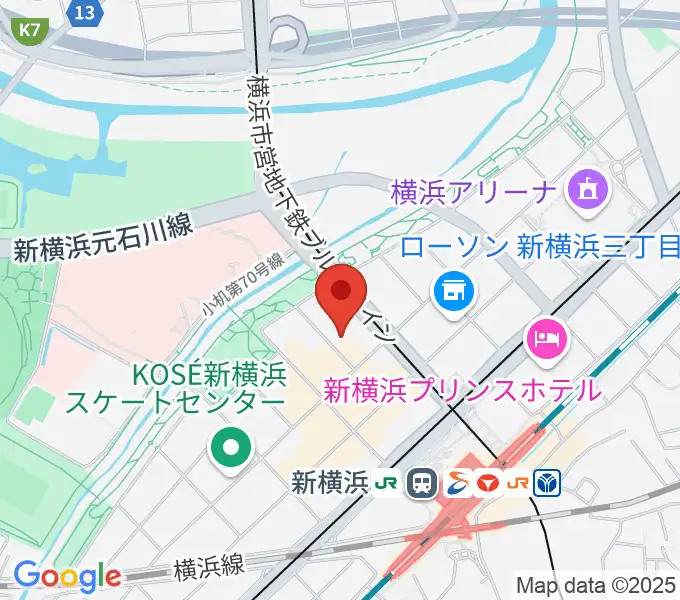 新横浜チャーリーズバーの地図