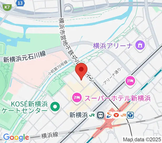 新横浜チャーリーズバーの地図