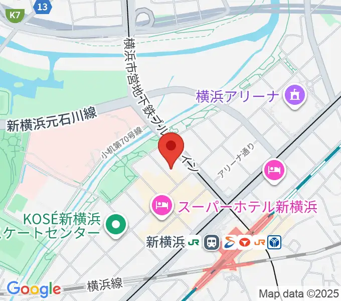 新横浜チャーリーズバーの地図