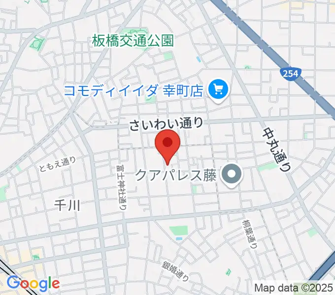 どるちぇ音楽教室の地図