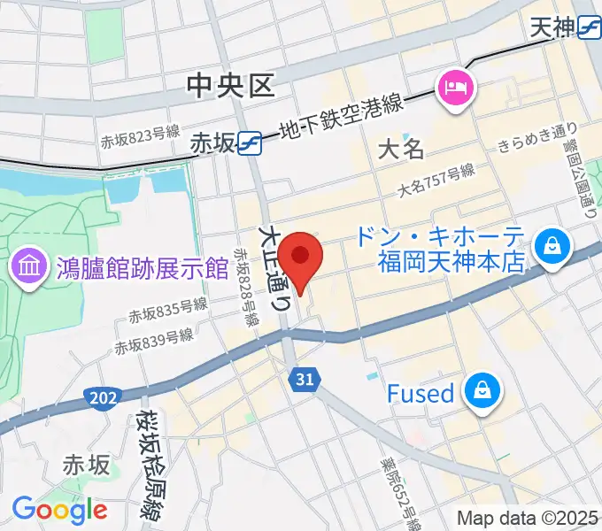 福岡リブラボの地図