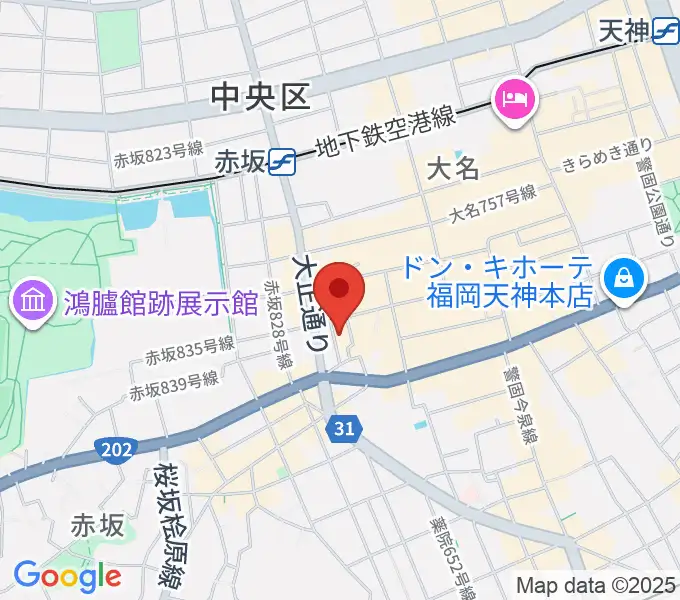 福岡リブラボの地図