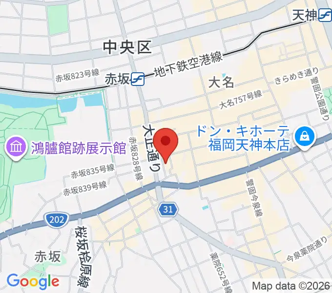 福岡リブラボの地図