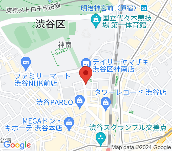 nagomix渋谷の場所
