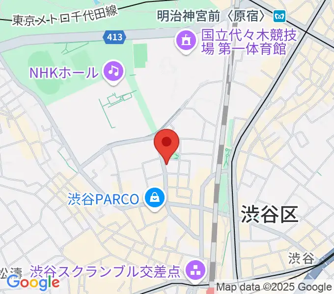 nagomix渋谷の地図