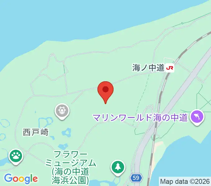 海の中道海浜公園 野外劇場の地図