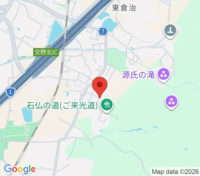 金澤ギタースクール交野教室の地図