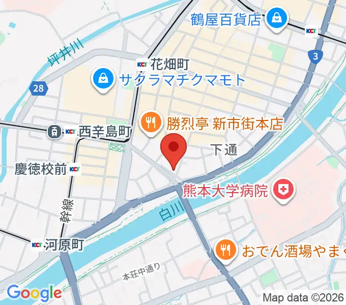 piano bar heart moonの地図