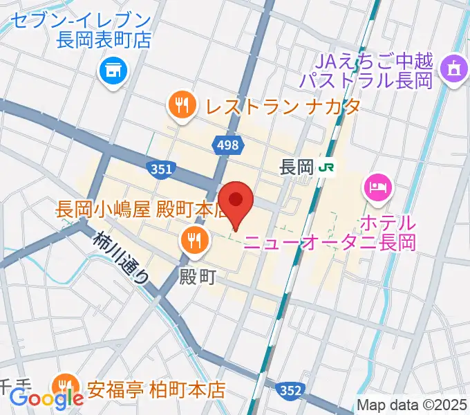 アオーレ長岡の地図