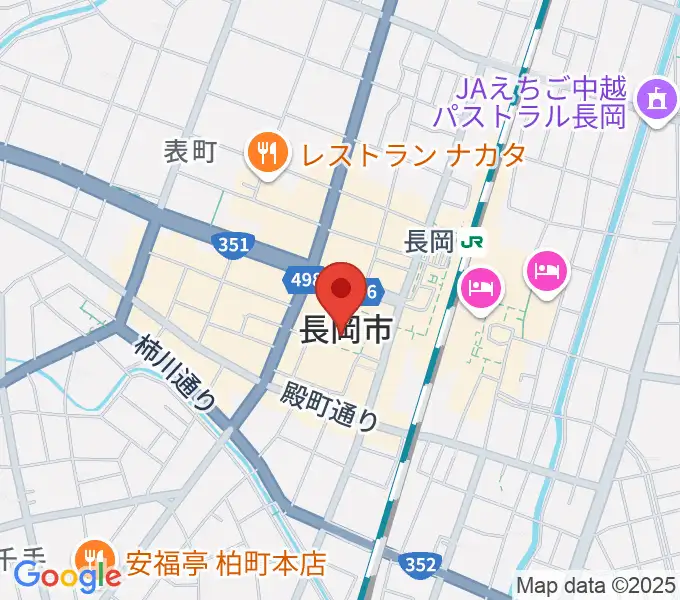 アオーレ長岡の地図