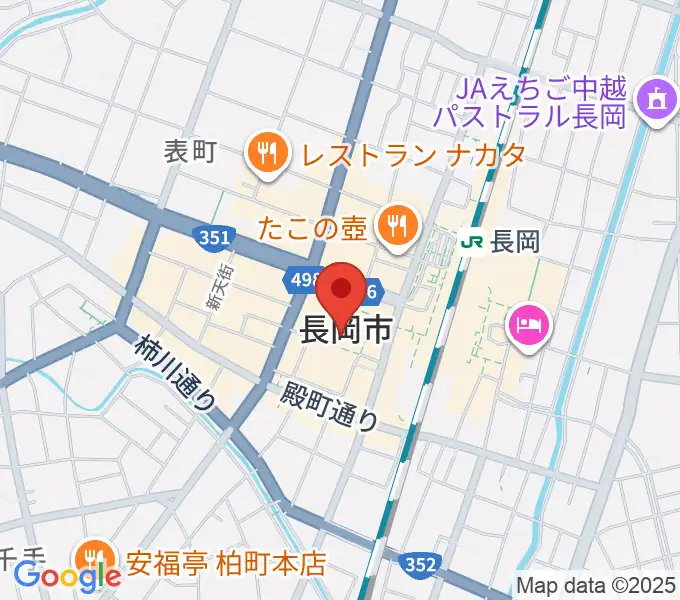 アオーレ長岡の地図