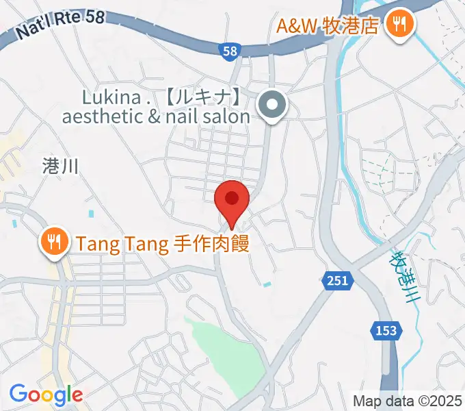 こすもすピアノ教室の地図