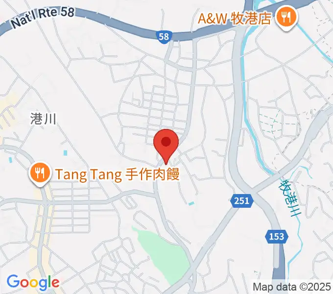 こすもすピアノ教室の地図