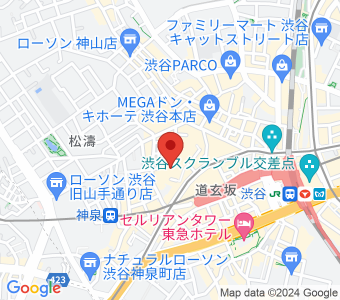 スタジオ映音空間 渋谷スタジオの場所