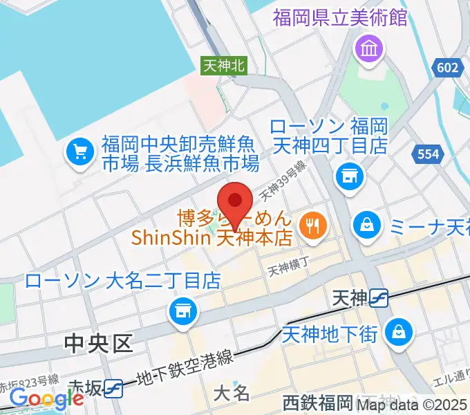 福岡DRUM SONの地図