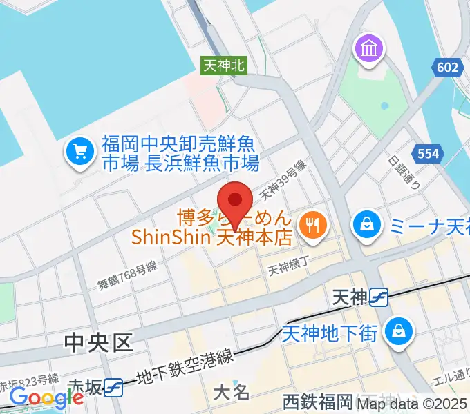 福岡DRUM SONの地図