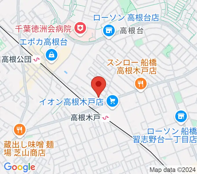 スタジオハイブリッジの地図