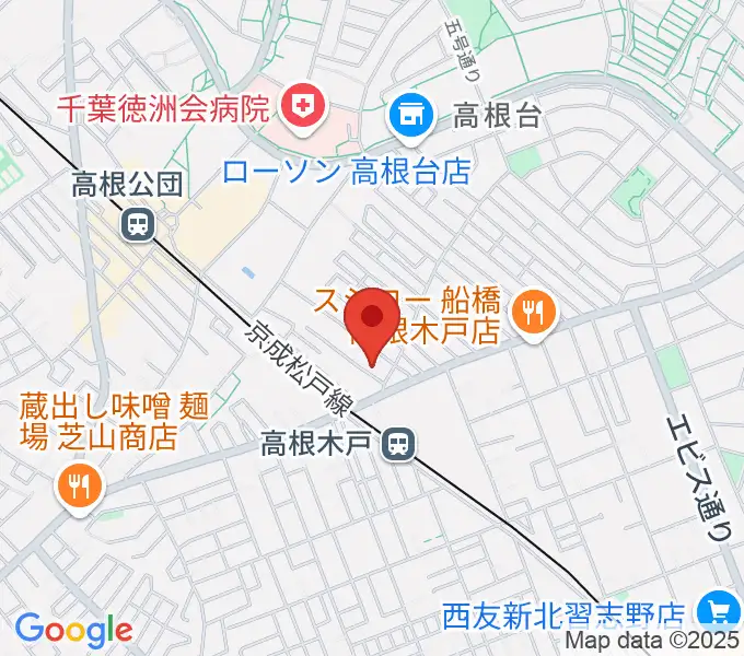 スタジオハイブリッジの地図