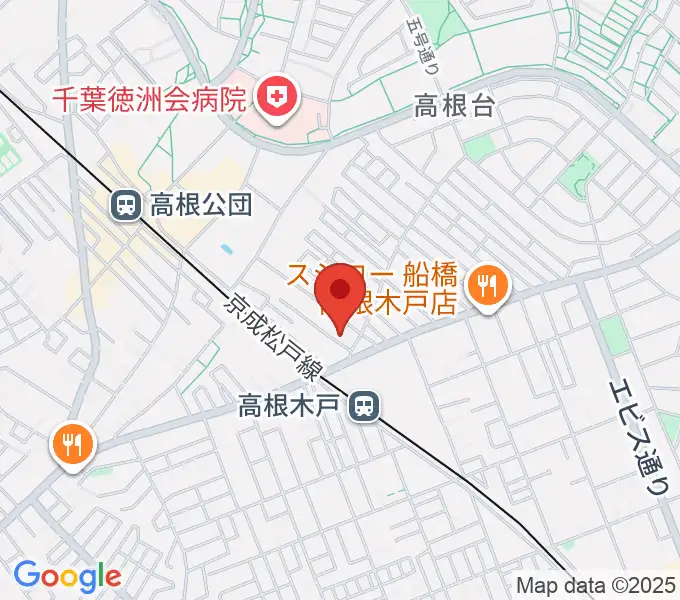 スタジオハイブリッジの地図
