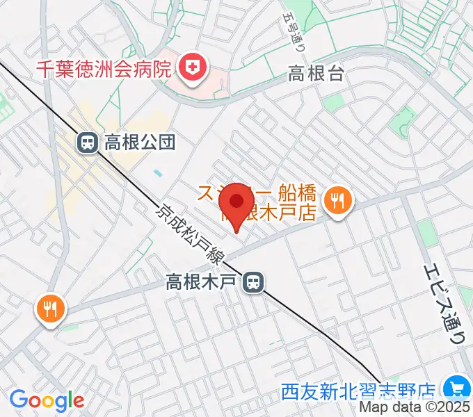 スタジオハイブリッジの地図