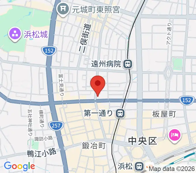 浜松キルヒヘアの地図