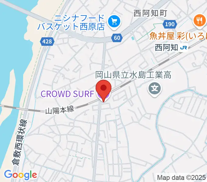 CROWD SURFの地図