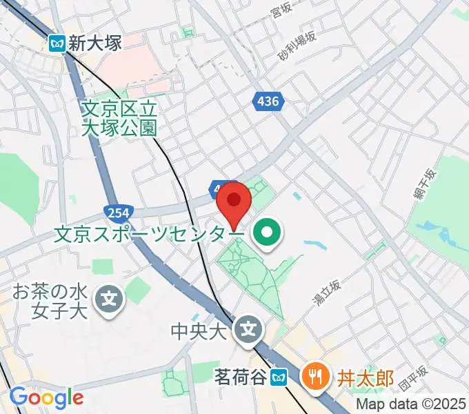 茗荷谷ラ・リールの地図