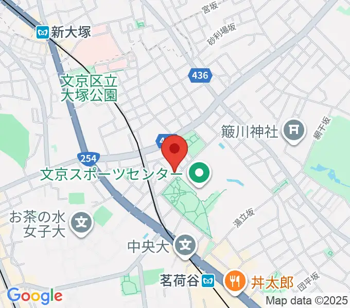 茗荷谷ラ・リールの地図