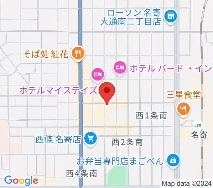 名寄One step cafeの地図