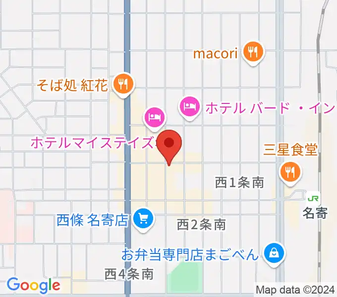 名寄One step cafeの地図