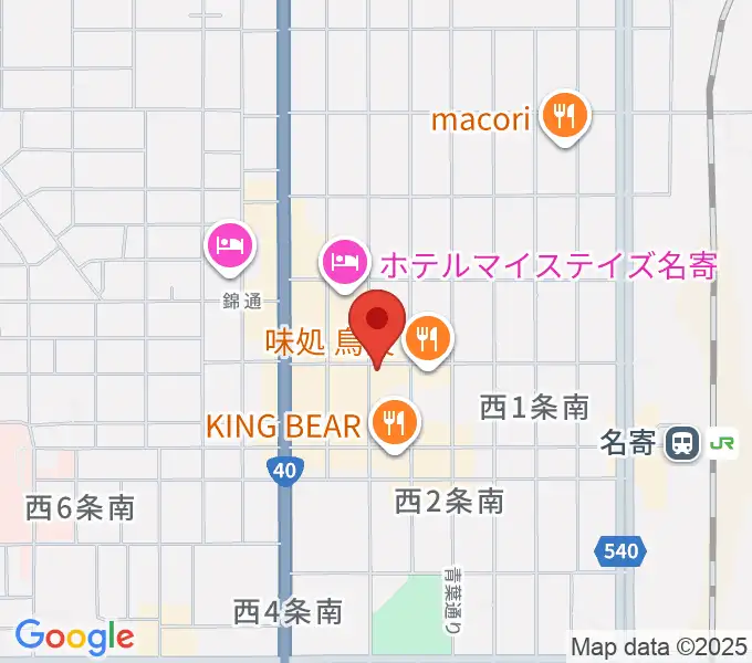 名寄One step cafeの地図