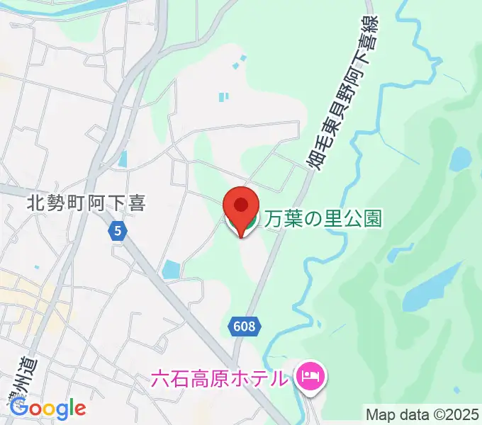 いなべ市北勢市民会館の地図