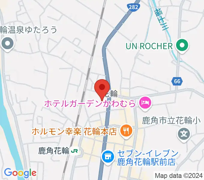 鹿角市文化の杜交流館 コモッセの地図