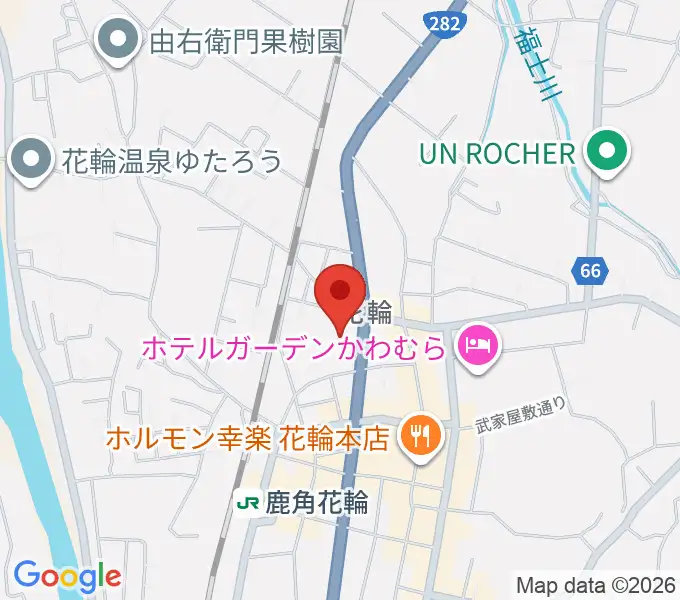鹿角市文化の杜交流館 コモッセの地図