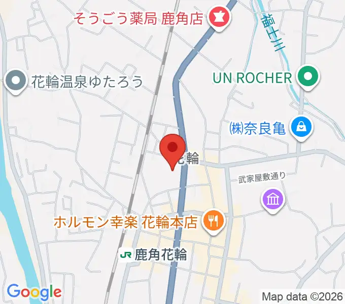 鹿角市文化の杜交流館 コモッセの地図