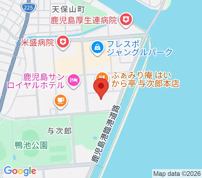 南日本新聞会館みなみホールの地図