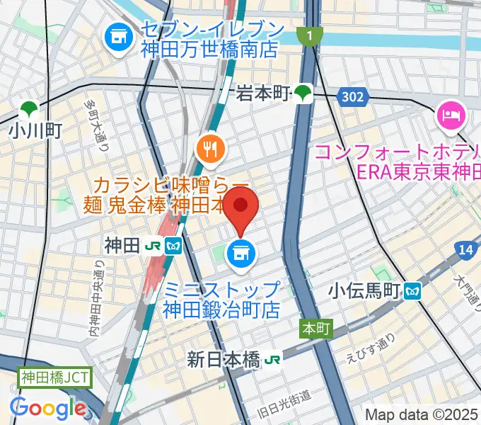 神田ISOLDEの地図