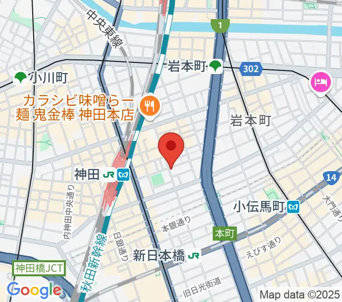 神田ISOLDEの地図