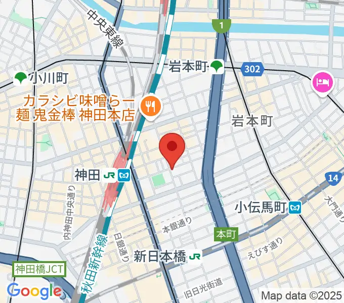 神田ISOLDEの地図