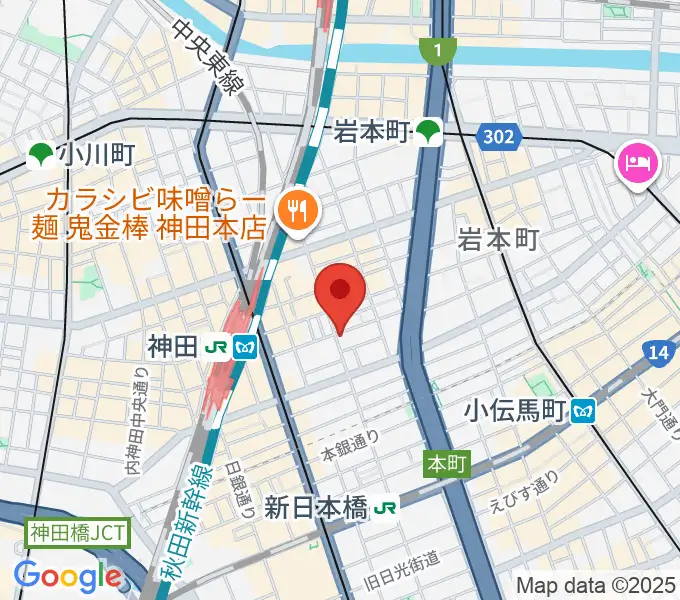 神田ISOLDEの地図
