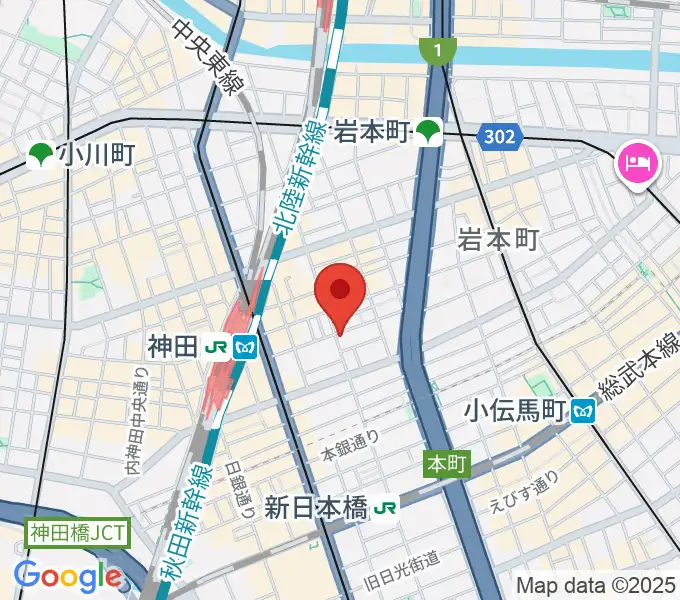 神田ISOLDEの地図