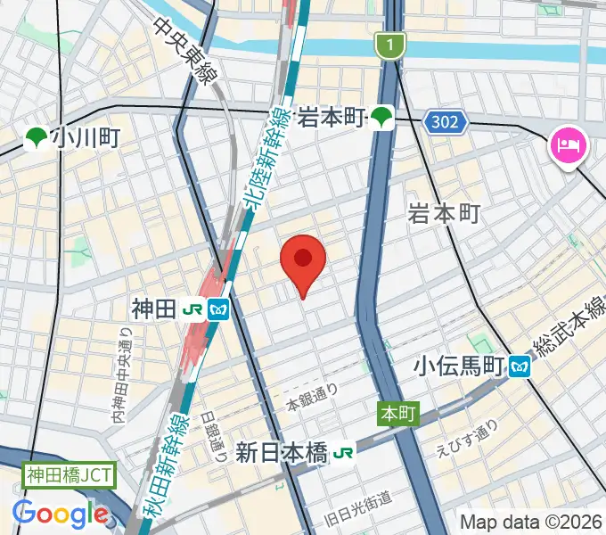 神田ISOLDEの地図